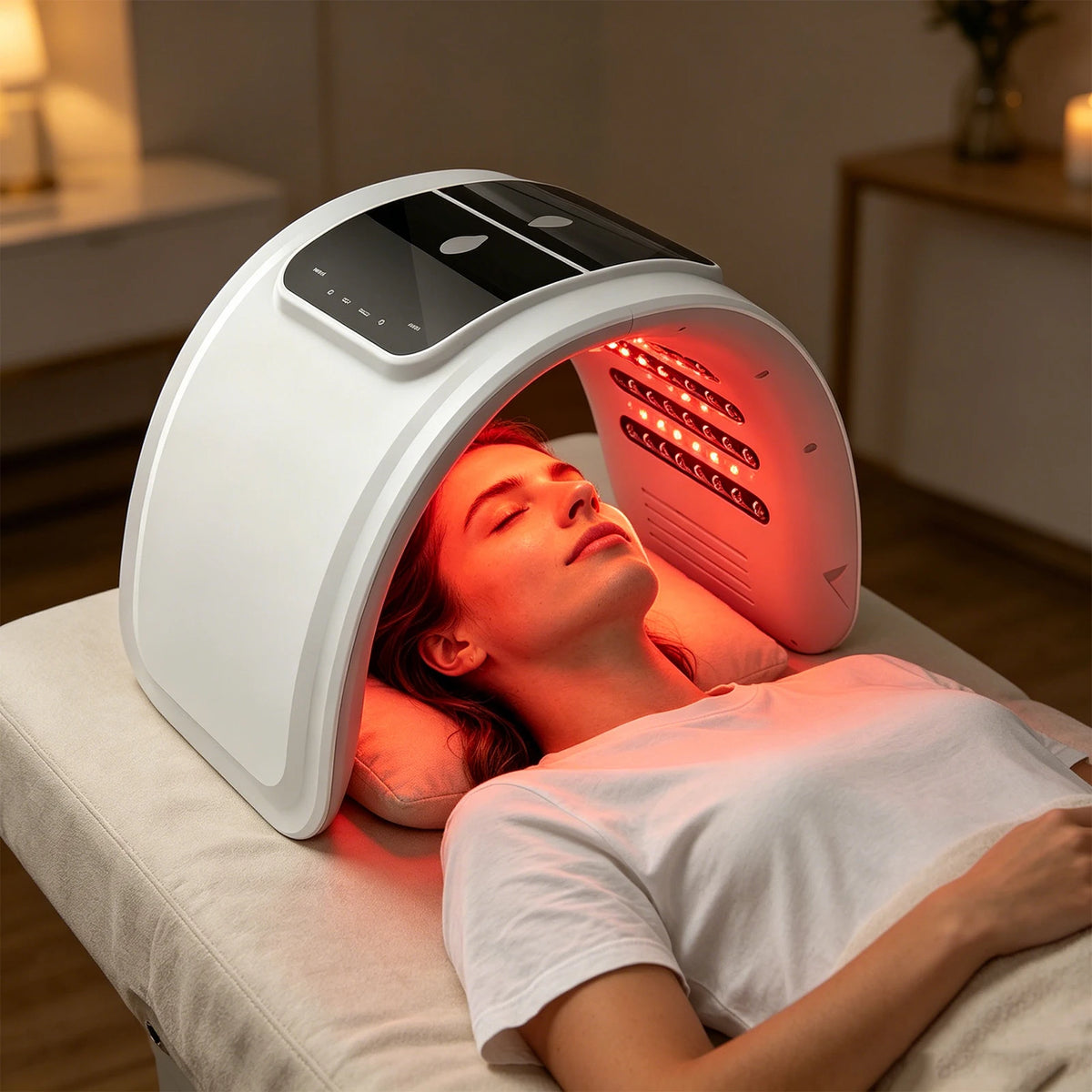 7 Colors LED Face Mask Professional LED Photon Facial Beauty Device Red Light Therapy Skin Rejuvenation Device Face Lift Anti Wrinkle Beauty Machine