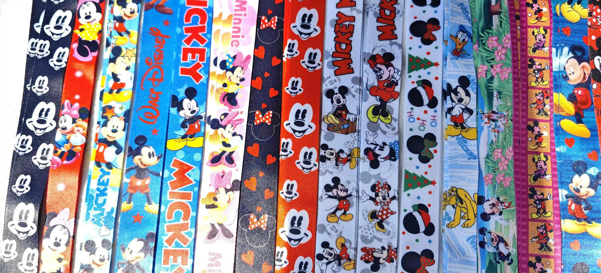 Wholesale Cartoon Anime Mouse Key Lanyard ID Badge Holders Animal Phone Neck Straps with Keyring Phone Accessories