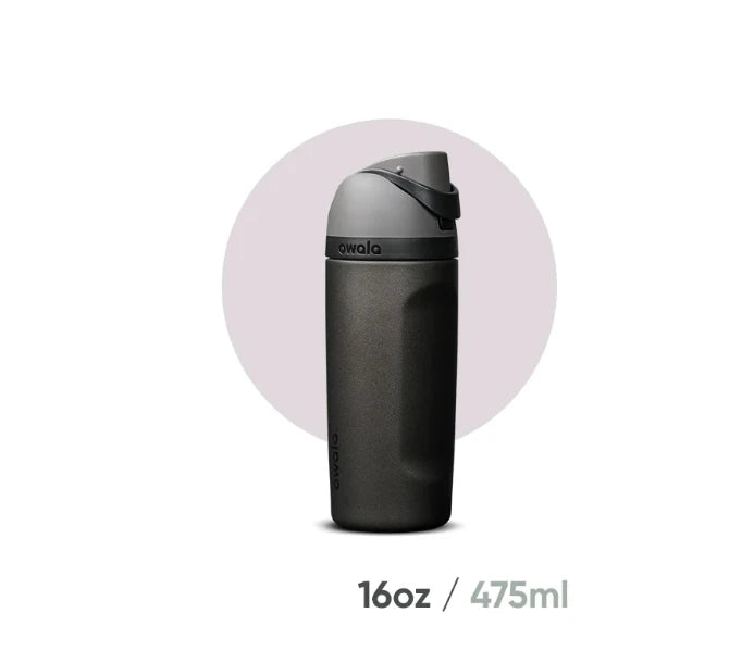 Owala 16oz Cold Insulated Straw Cup New Stainless Steel Water Bottle Accompanying Cup High Beauty Insulated Cup Elastic Lid