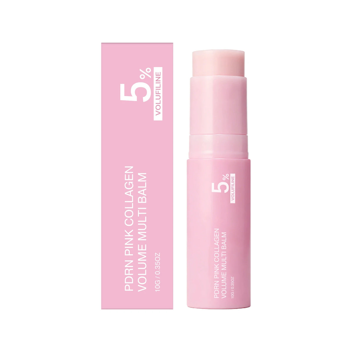 K‑Beauty PDRN 5% Volufiline & Collagen Multi‑Balm Stick Anti‑Aging Anti‑Wrinkle Facial Moisturizer Deep Hydration Firming Plumping Skin Care Stick Improve Fine Lines Elasticity Portable Face Neck Eye Skin Repair Balm