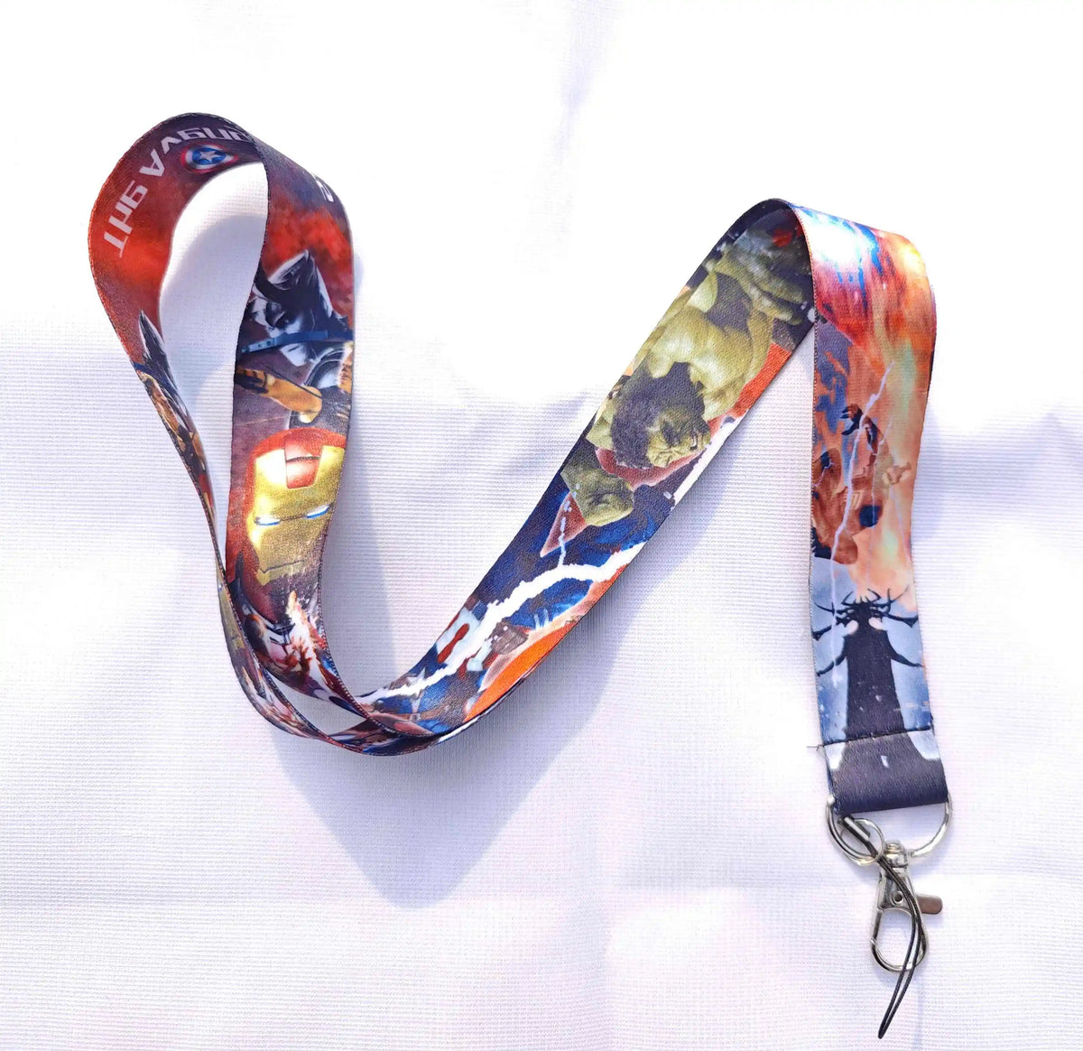 Wholesale Cartoon Hero Movie Characters Key Lanyard ID Badge Holders Animal Phone Neck Straps with Keyring Phone Accessories