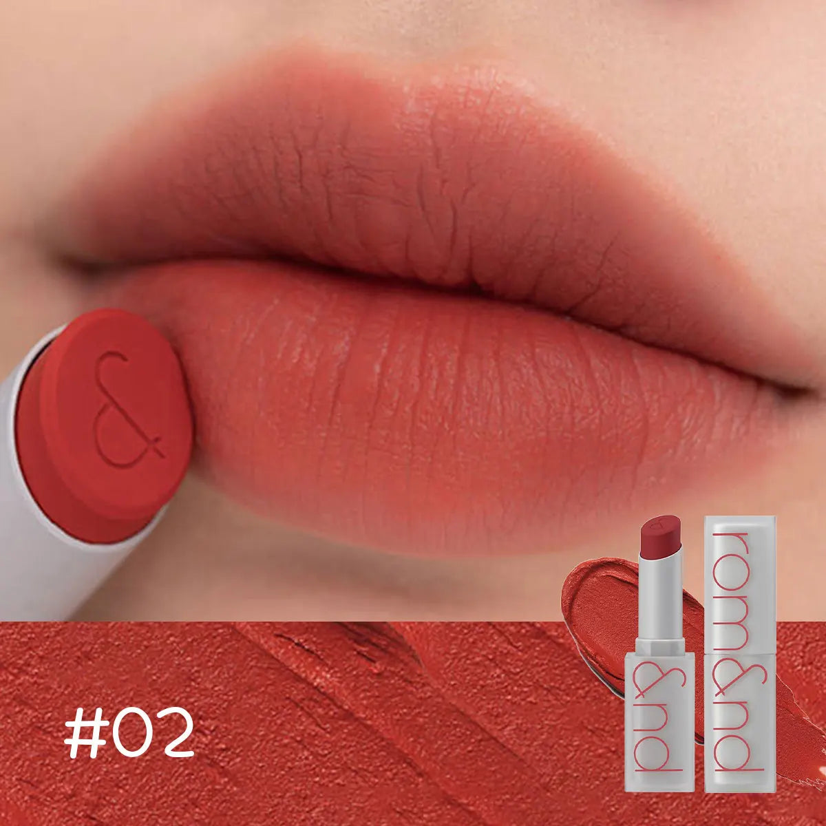 rom&nd ZERO MATTE LIPSTICK, Lightweight Non-Drying, Soft-Focus Matte Finish, Luxury Makeup, Korean Cosmetic, K-Beauty, Makeup