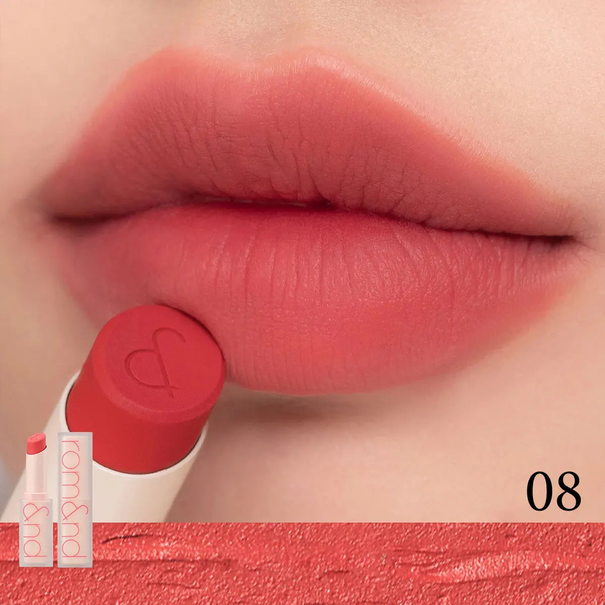 rom&nd ZERO MATTE LIPSTICK, Lightweight Non-Drying, Soft-Focus Matte Finish, Luxury Makeup, Korean Cosmetic, K-Beauty, Makeup