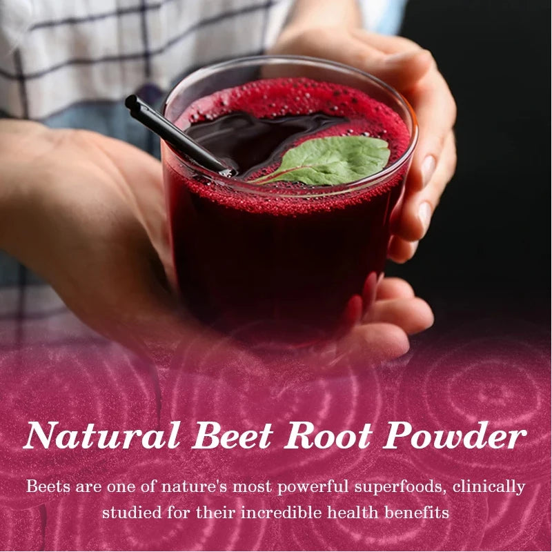 Organic Beet Root Powder- Plant Based Beetroot Antioxidant, Supports Active Lifestyle & Healthy Circulation Gluten-Free