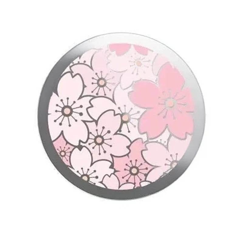 Spring Flowers Magnetic Grip Card Holder Phone Stand for IPhone Holder Mount Support for Galaxy Phone Accessories