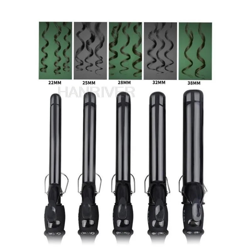 100V-220V LCD Temperature Adjustment Hair Curler Professional Curling Irons Wand Wavers Beauty Styling Tools