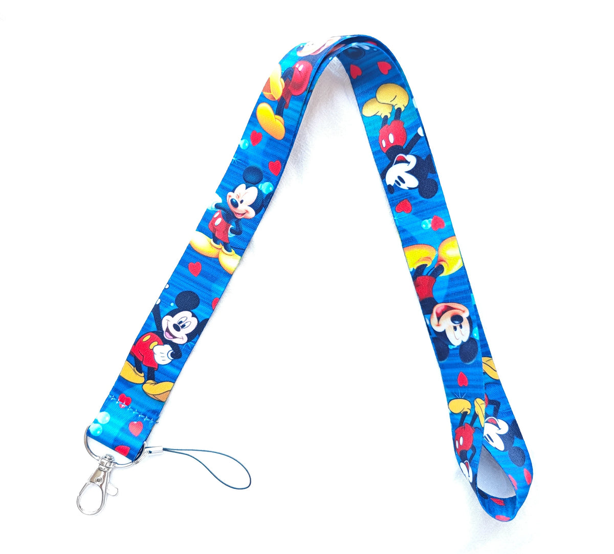 Wholesale Cartoon Anime Mouse Key Lanyard ID Badge Holders Animal Phone Neck Straps with Keyring Phone Accessories