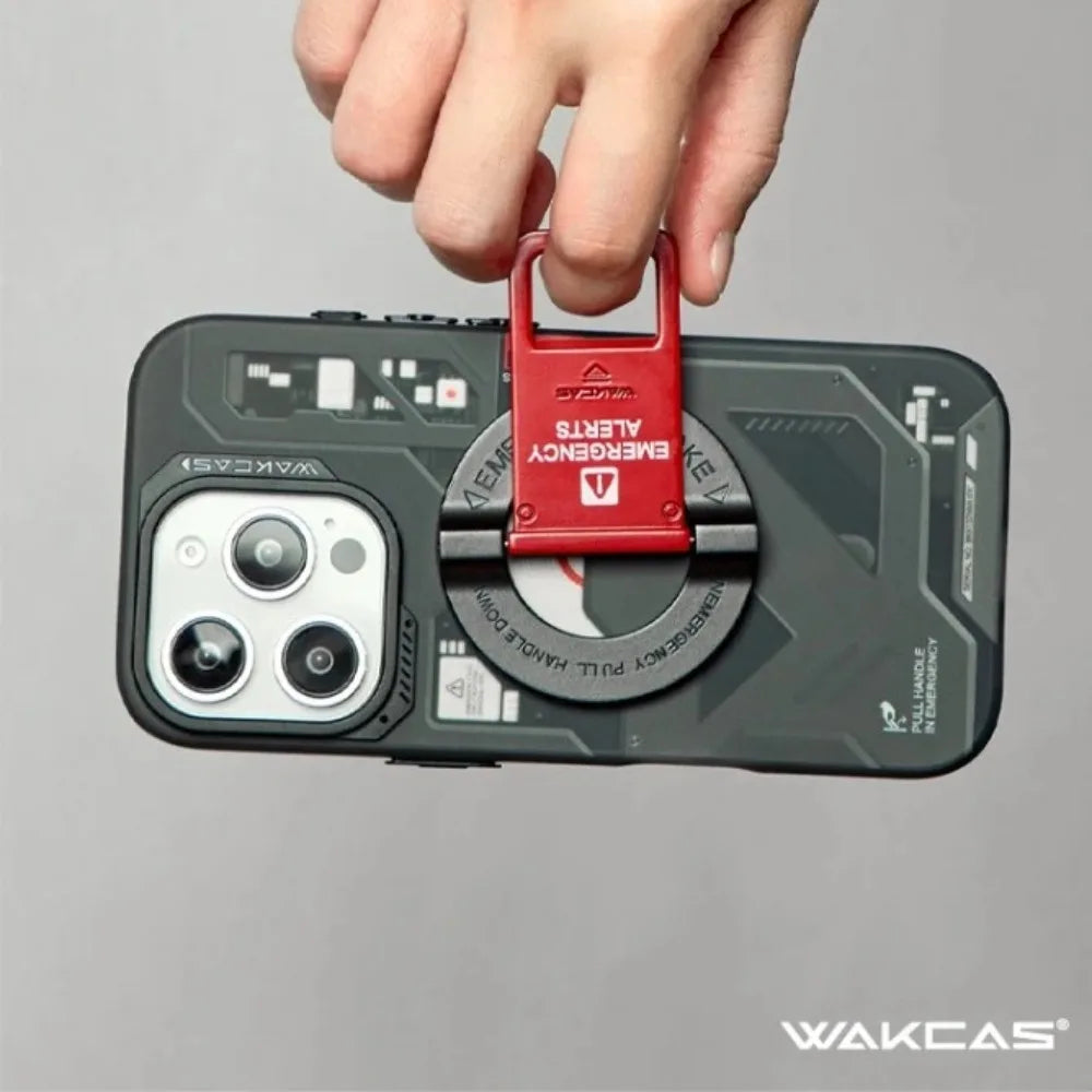 WAKCAS Magnetic Phone Stand Ultra-thin Alloy Multi-functional Folding Bracket Phone Accessories Original Design Personalized