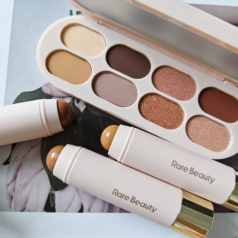 Rare Beauty 3D Facial Contour Stick Moisturizing Water Brightening Butter Lipstick Fine Shining Matte Eye Shadow Plate Cosmetics