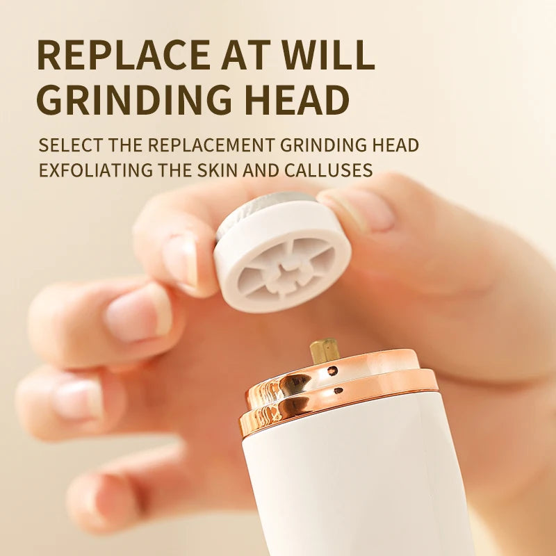 HOMEFISH Electric Foot Grinder Automatic Foot Callus Rubbing Pedicure Dead Skin Callus Remover for Foot Beauty Machine