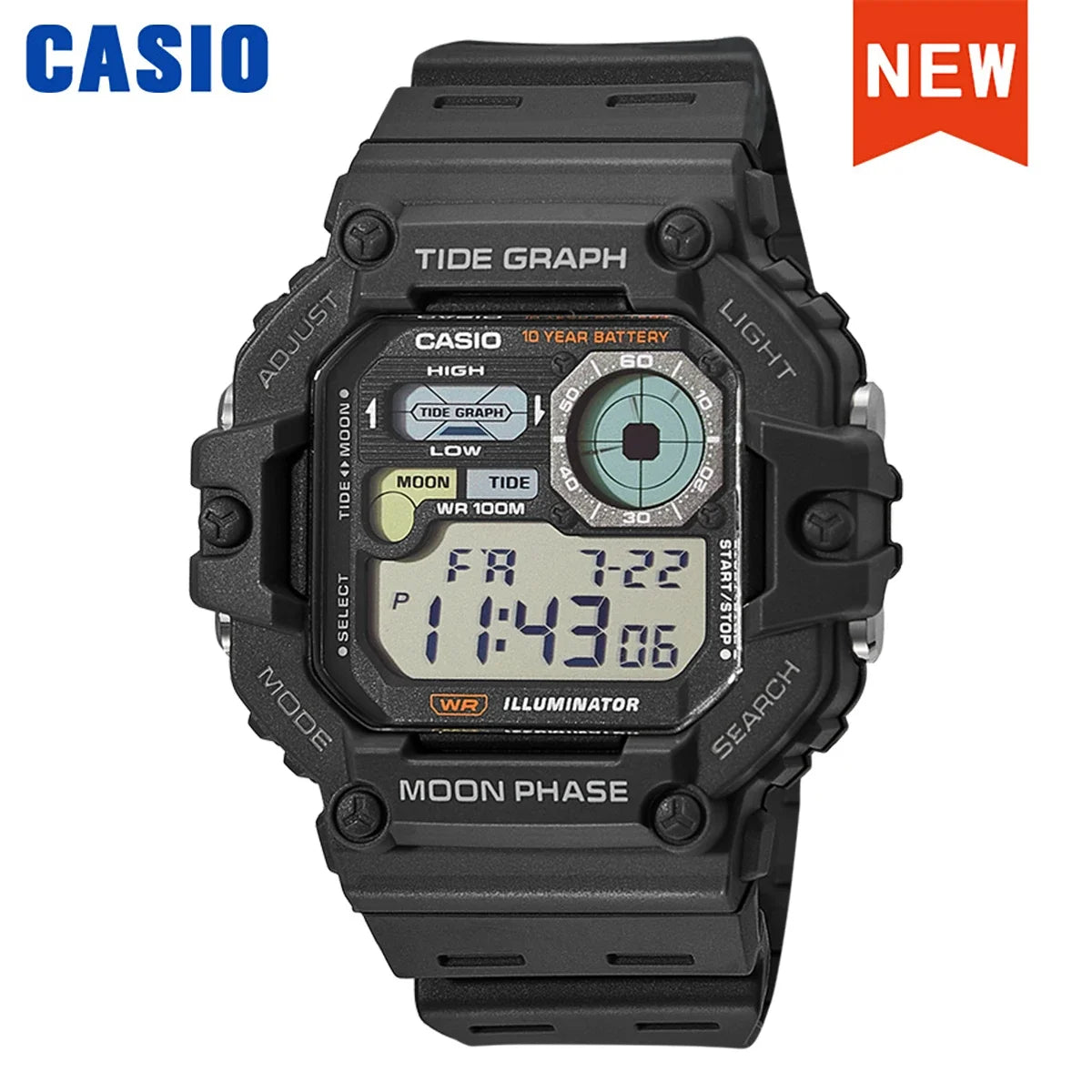 Casio Men's Watch Fashion Sports Outdoor Wristwatch Active Lifestyle Timepiece Casual Design WS-1700H Series