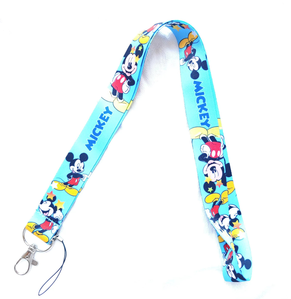 Wholesale Cartoon Anime Mouse Key Lanyard ID Badge Holders Animal Phone Neck Straps with Keyring Phone Accessories