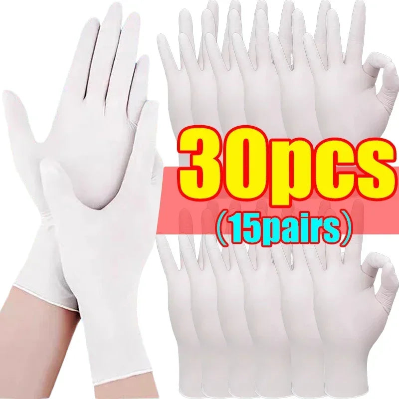 Disposable Black Nitrile PVC Gloves Strong Gloves For Housework Dish Washing Car Industry Gardening Pet Care Baking Cooking Tool
