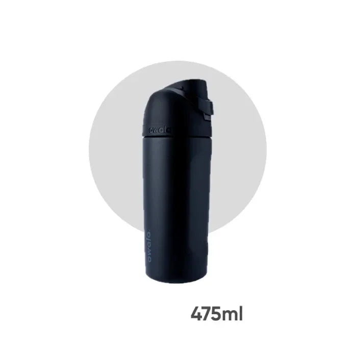 Owala 16oz Cold Insulated Straw Cup New Stainless Steel Water Bottle Accompanying Cup High Beauty Insulated Cup Elastic Lid
