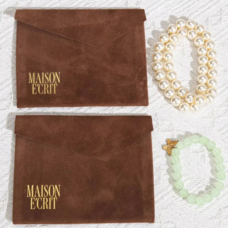 Velvet envelope Gift Bags Small Velvet Dust Bag Custom Jewelry Gift Pouch Handbag for Beauty Makeup