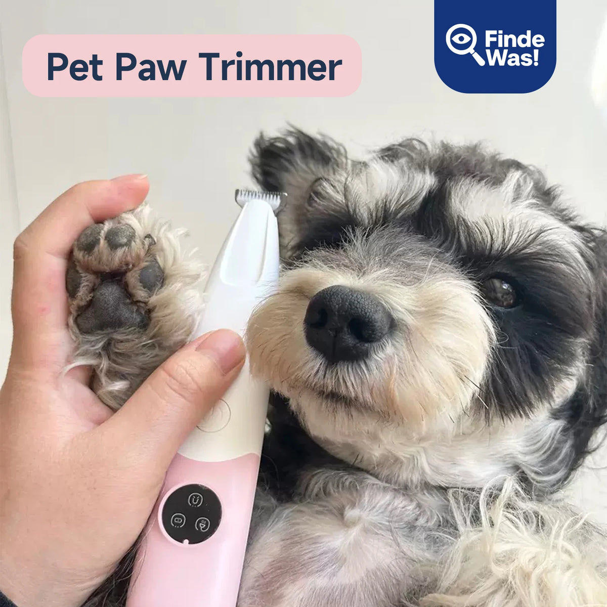 Pet Grooming Trimmer Kit - Low Noise Dog & Cat Trimmer, Cordless, Led & Waterproof