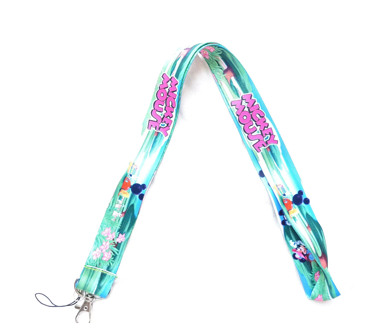 Wholesale Cartoon Anime Mouse Key Lanyard ID Badge Holders Animal Phone Neck Straps with Keyring Phone Accessories