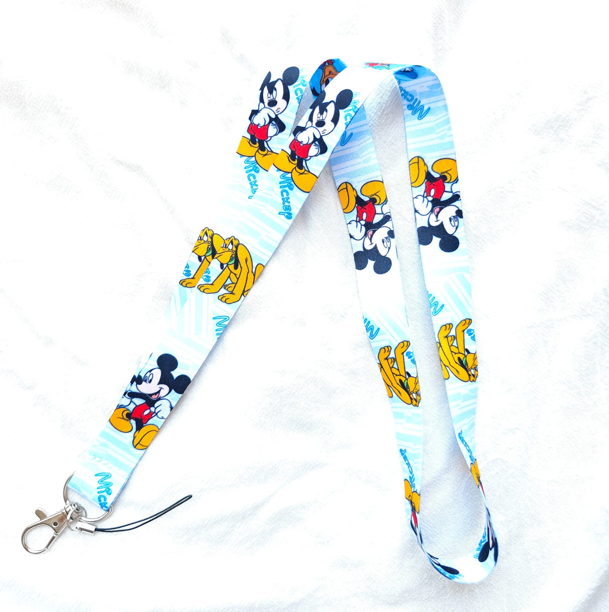 Wholesale Cartoon Anime Mouse Key Lanyard ID Badge Holders Animal Phone Neck Straps with Keyring Phone Accessories