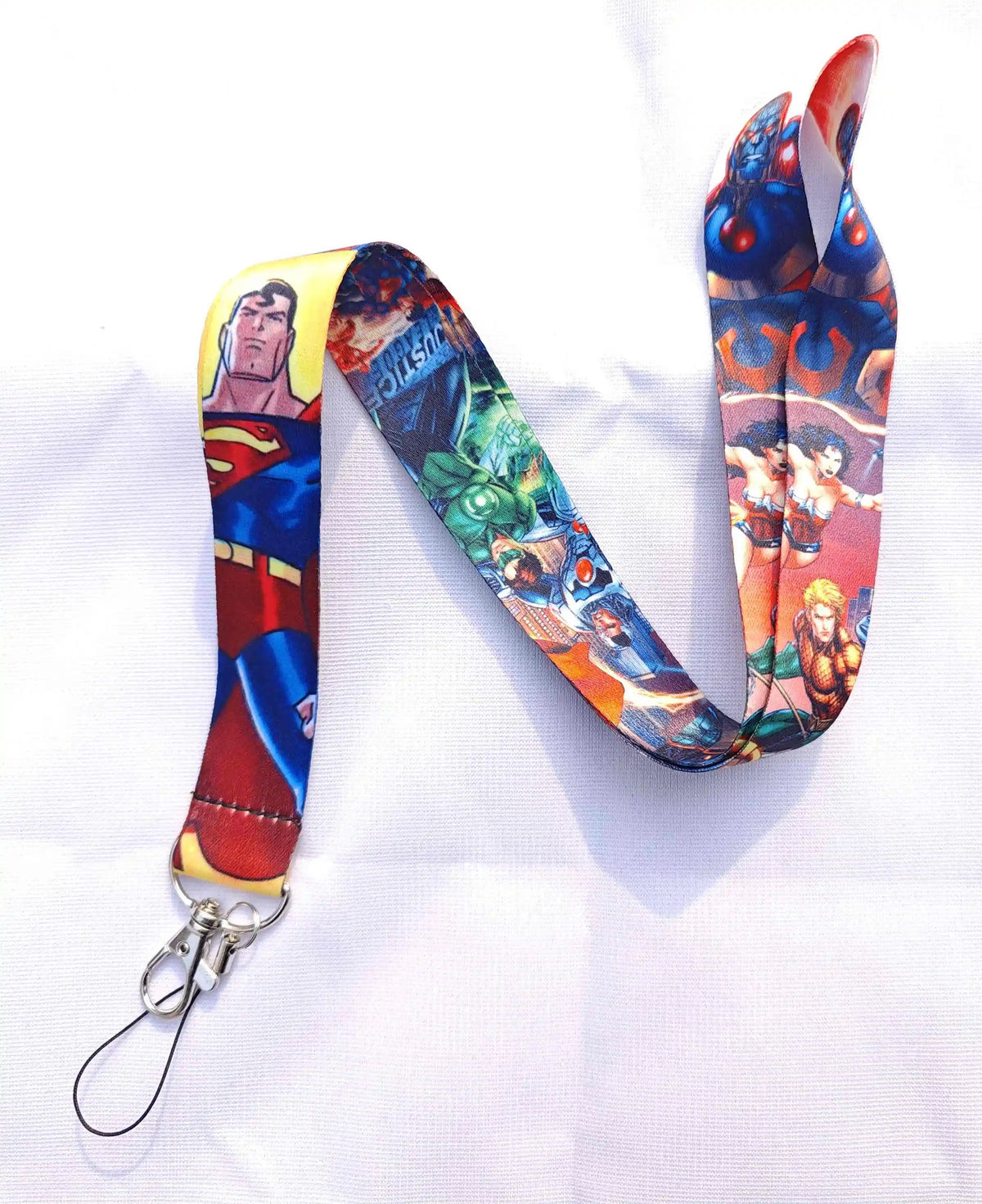 Wholesale Cartoon Hero Movie Characters Key Lanyard ID Badge Holders Animal Phone Neck Straps with Keyring Phone Accessories