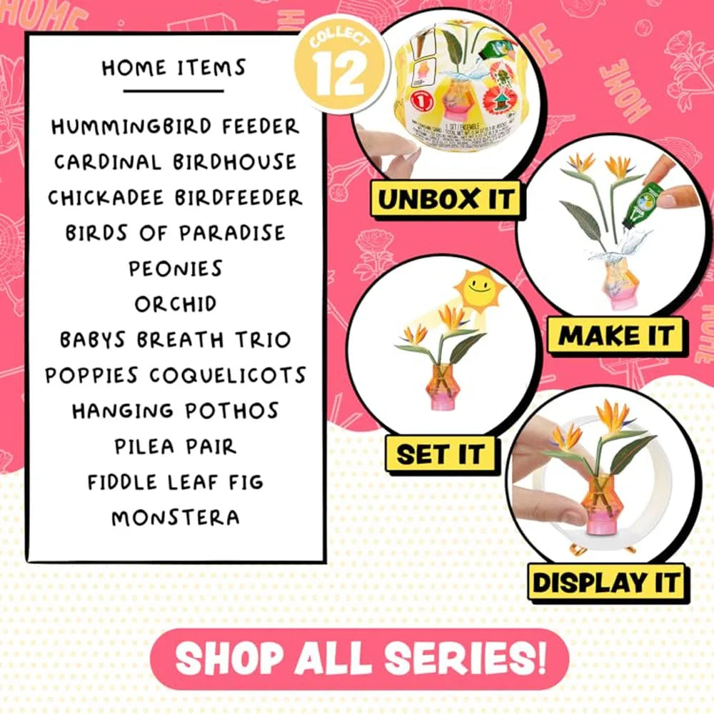 MGA Miniverse Make It Mini Lifestyle Home Series 1 Mini Collectibles Mystery Blind Packaging DIY Resin Play Replica Collectors