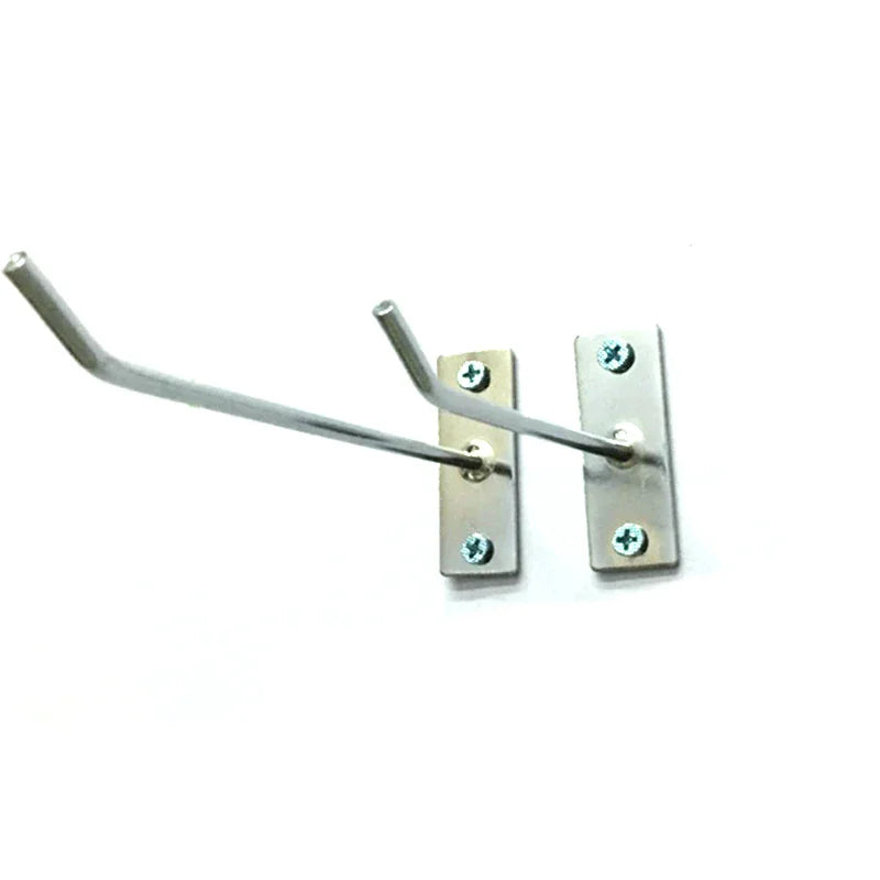 1/50Pcs Wall Mounted Storage Rack Stainless Steel Hole Board Hook Mobile Phone Accessories Hook Hardware Tools Home Accessories