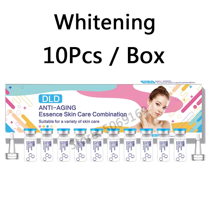 Korea 5ml*10Pcs BB Cream Glow Foundation Brightening Sunscreen Salmon DNA Ampoule Skin Booster Moisturizing Skin Beauty Makeup