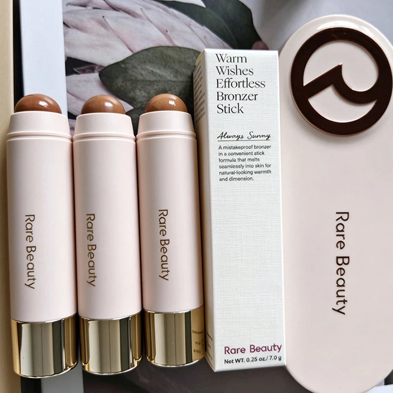 Rare Beauty 3D Facial Contour Stick Moisturizing Water Brightening Butter Lipstick Fine Shining Matte Eye Shadow Plate Cosmetics