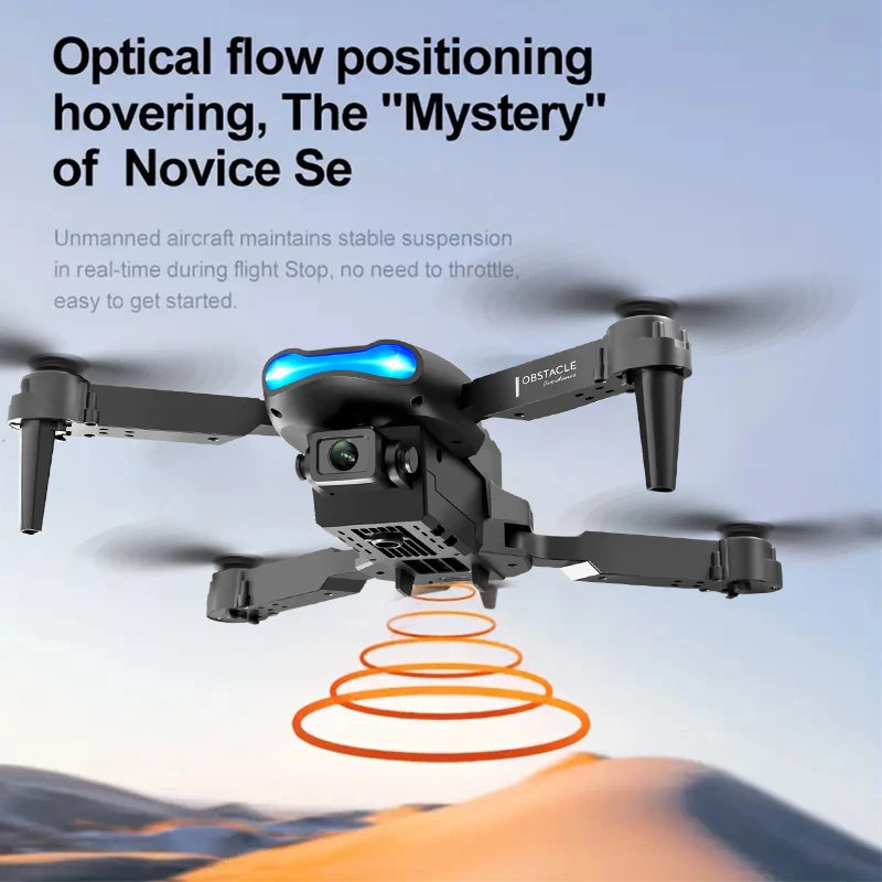 Aerial Drone Dual Lens Switch Gesture Photography Beauty Filter 110° Wide Angle Trajectory Flight APP Control Foldable FPV Drone
