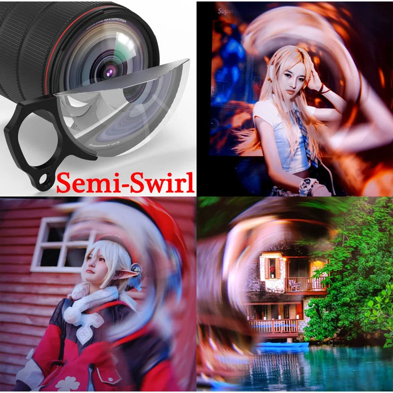 KnightX Prism Lens Filter Special Effects for Camera All Smartphones Mobile Phone Accessories Photography Kaleidoscope