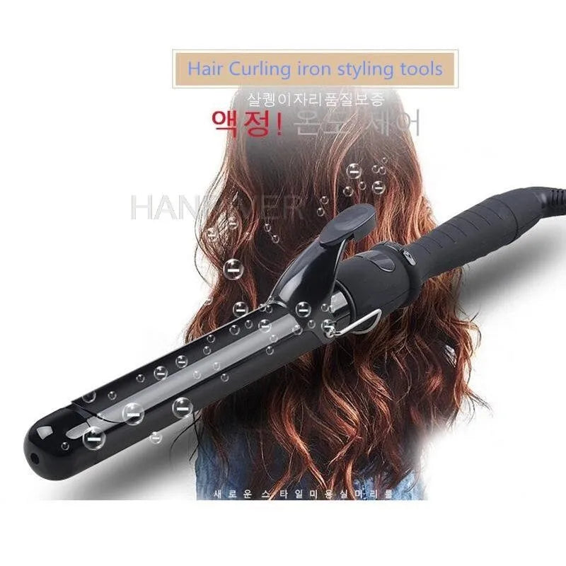 100V-220V LCD Temperature Adjustment Hair Curler Professional Curling Irons Wand Wavers Beauty Styling Tools