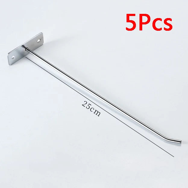 1/50Pcs Wall Mounted Storage Rack Stainless Steel Hole Board Hook Mobile Phone Accessories Hook Hardware Tools Home Accessories