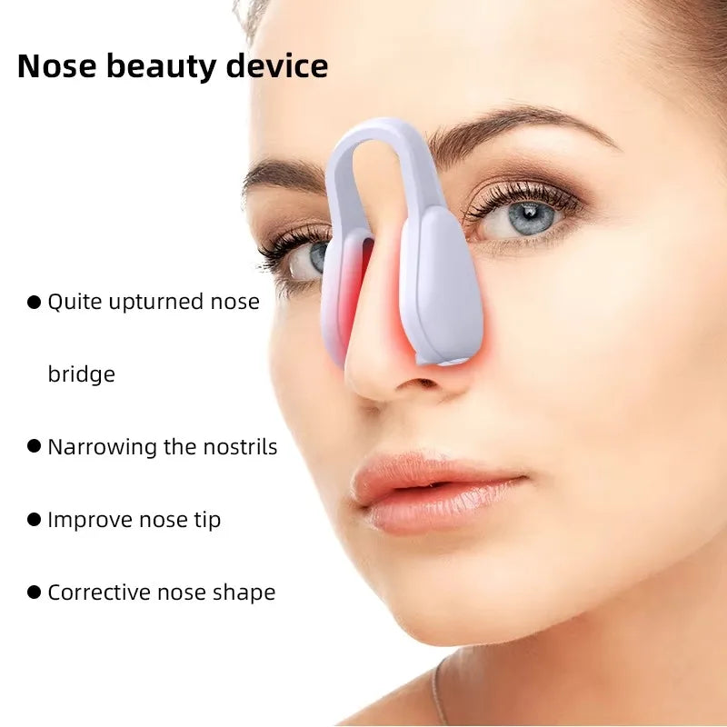 EMS Nose Shaper For Wide Noses Soft Silicone Nose Bridge Enhancer, Corrector, Painless Beauty Tool Nose Clip For Women Men
