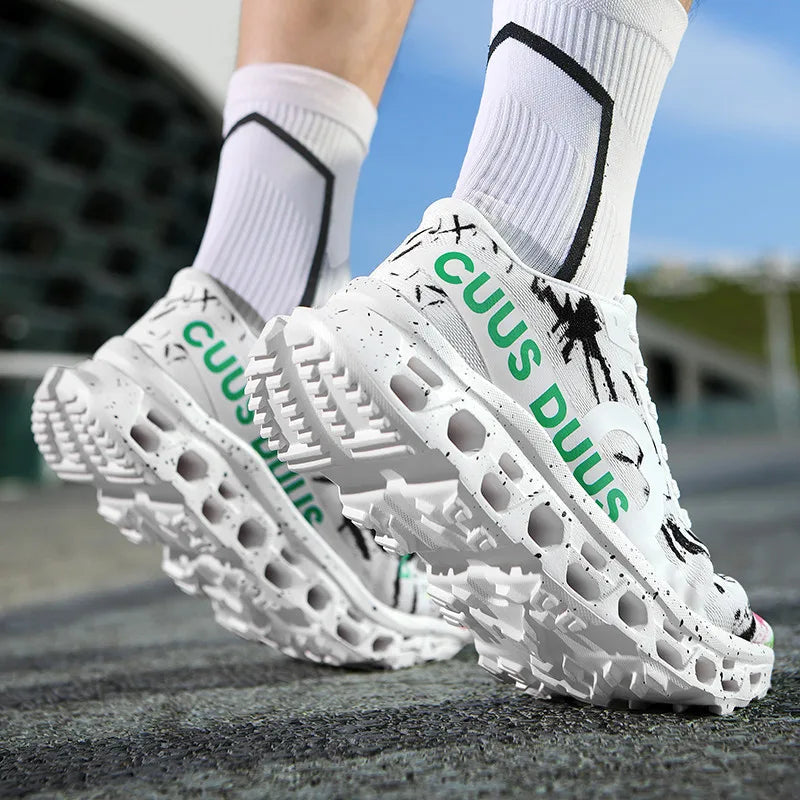New Fashion Men Sport Running Shoes Breathable Anti Slip Cushioning Road Run Sport Lifestyle Outdoor Sneakers Casual Shoes 39-45