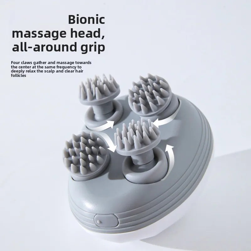 Electric Kneading Massager for Cats and Dogs Multi Function Vibration for Shoulder Neck Scalp Relaxation Pet Care Comfort Device