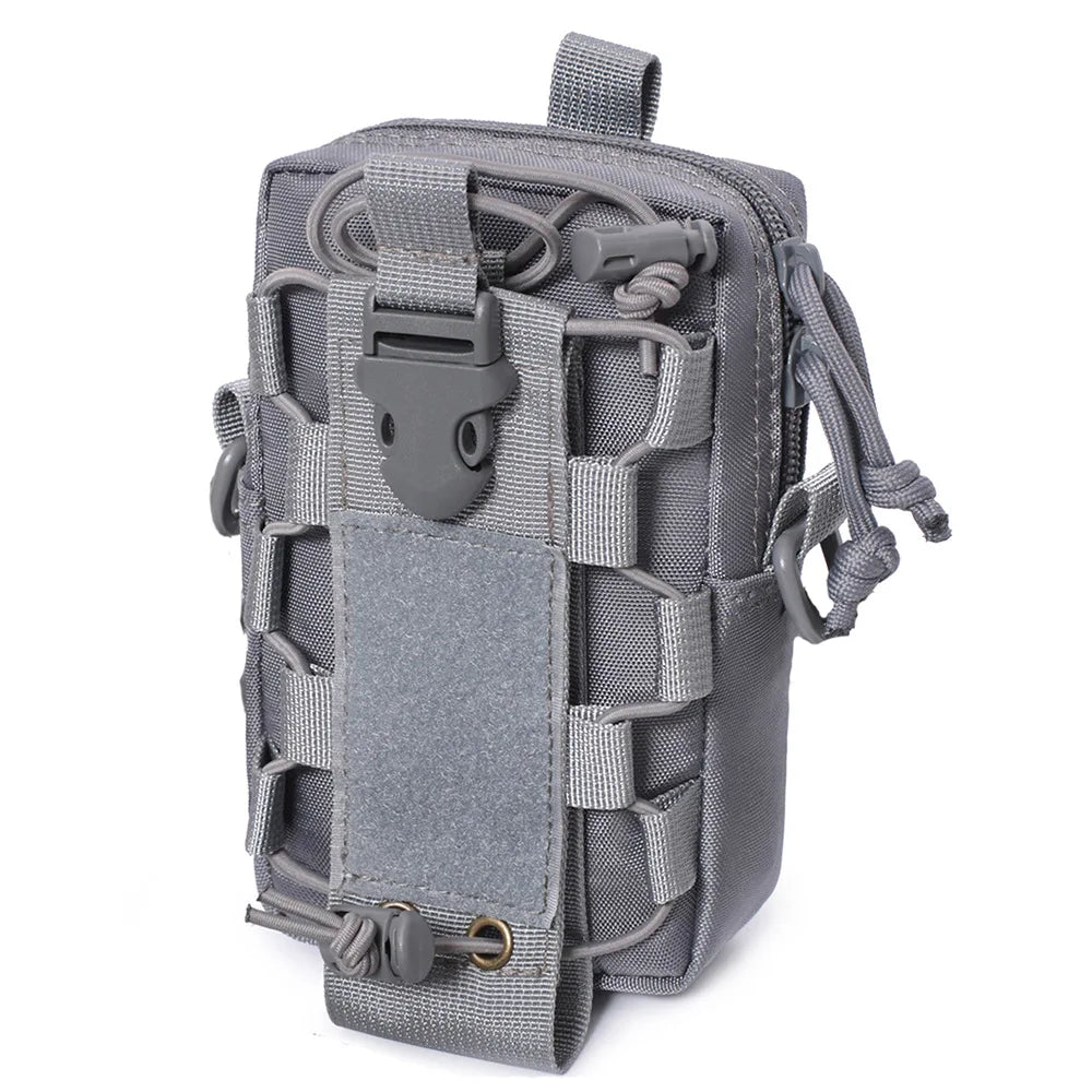Hunting Waist Bag Molle Bottle Pouch Tactical Bag EDC Tools Belt Pack Outdoor Vest Pack Wallte Phone Accessories Pocket