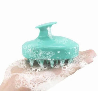 Silicone Scalp Massager Brush for Hair Growth Deep Clean All Types
