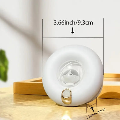 Cute Cat Rechargeable LED Night Light with Motion Sensor