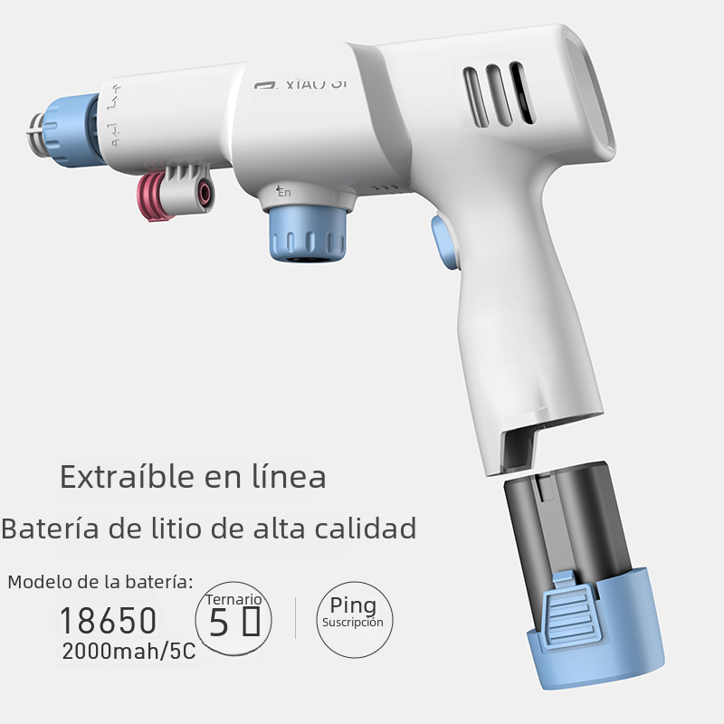 Cordless High Pressure Car Washer nozzle with high-quality lithium battery model 18650 for efficient vehicle cleaning.