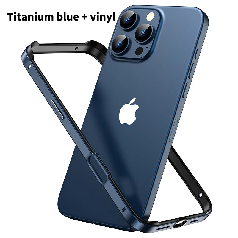 Metal Bumper For iPhone 17 Air 16e 16 E 15 Pro Max 14 Plus 13 Mini 12 11 X XS XR SE 2022 2020 8 iPhone16 16Pro Phone Accessories