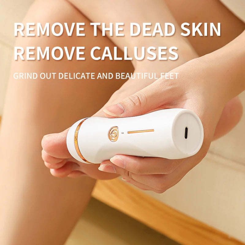HOMEFISH Electric Foot Grinder Automatic Foot Callus Rubbing Pedicure Dead Skin Callus Remover for  Foot Beauty Machine