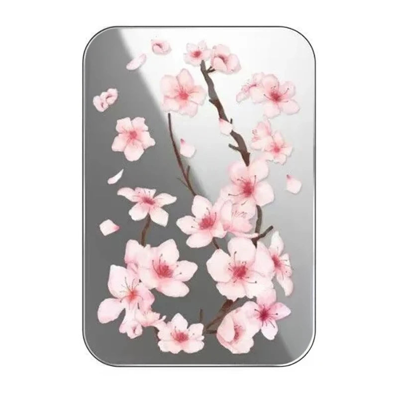 Spring Flowers Magnetic Grip Card Holder Phone Stand for IPhone Holder Mount Support for Galaxy Phone Accessories