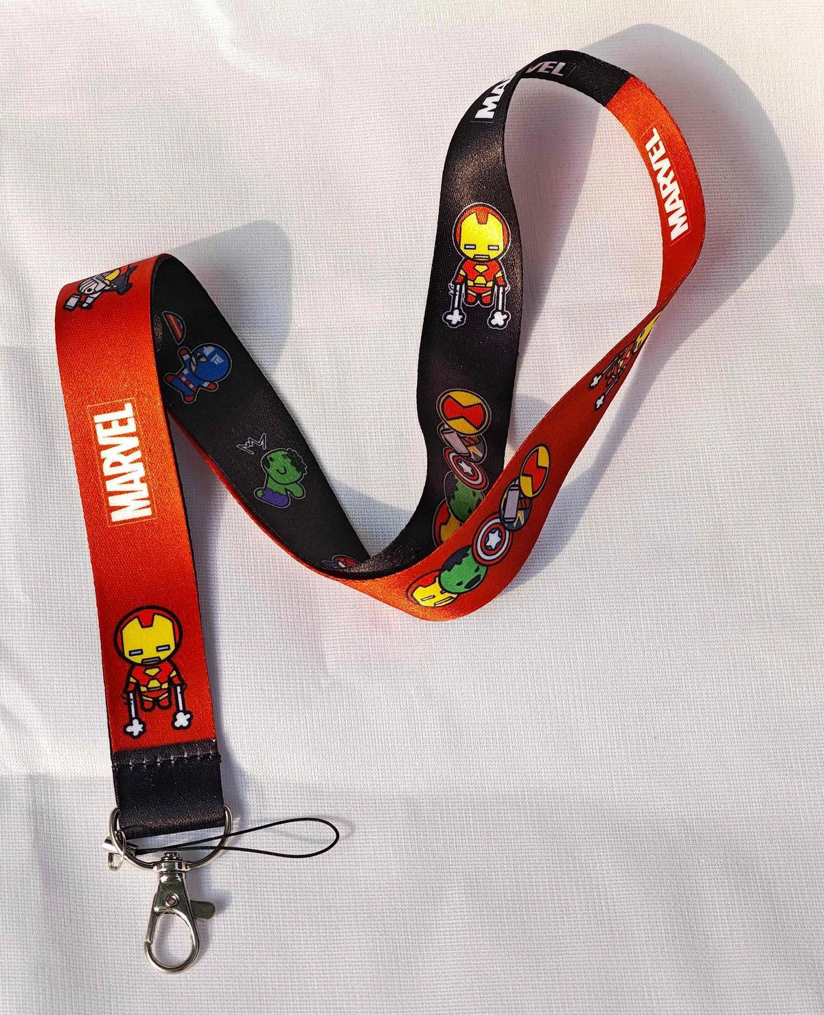 Wholesale Cartoon Hero Movie Characters Key Lanyard ID Badge Holders Animal Phone Neck Straps with Keyring Phone Accessories