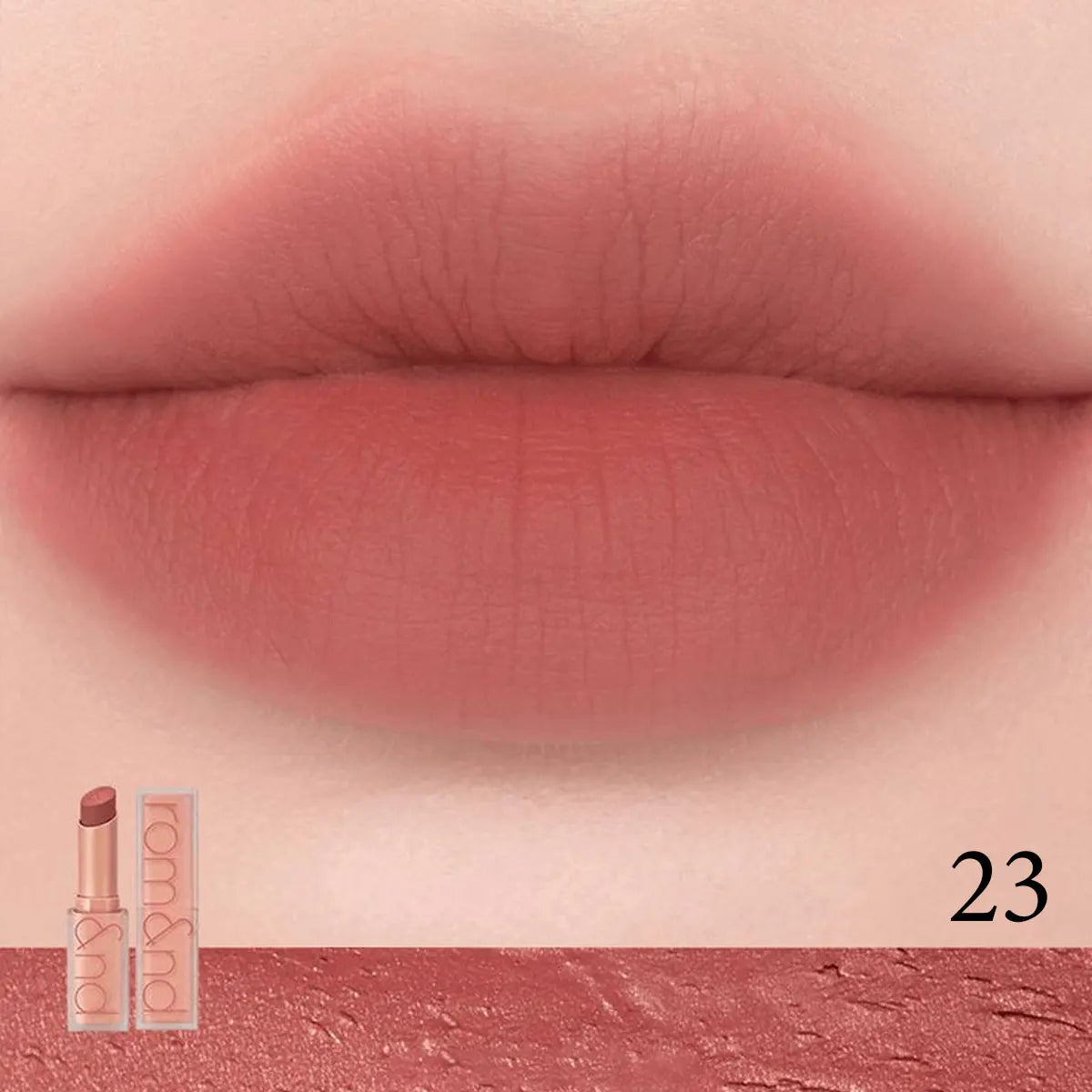 rom&nd ZERO MATTE LIPSTICK, Lightweight Non-Drying, Soft-Focus Matte Finish, Luxury Makeup, Korean Cosmetic, K-Beauty, Makeup