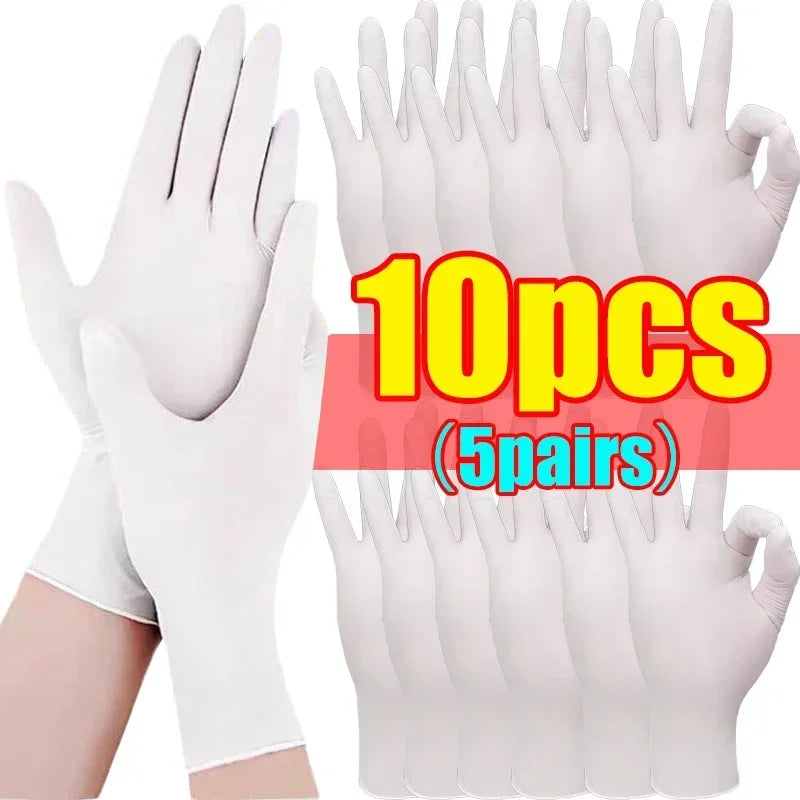 Disposable Black Nitrile PVC Gloves Strong Gloves For Housework Dish Washing Car Industry Gardening Pet Care Baking Cooking Tool