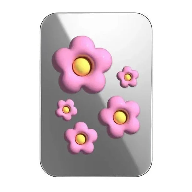 Spring Flowers Magnetic Grip Card Holder Phone Stand for IPhone Holder Mount Support for Galaxy Phone Accessories