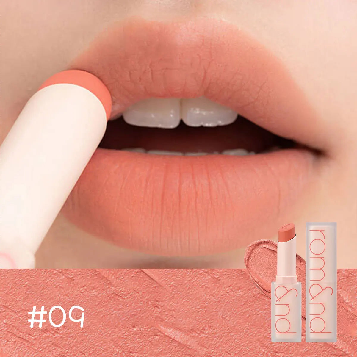 rom&nd ZERO MATTE LIPSTICK, Lightweight Non-Drying, Soft-Focus Matte Finish, Luxury Makeup, Korean Cosmetic, K-Beauty, Makeup