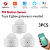 Zigbee 3.0 PIR Motion Sensor & Light Detector Infrared Smart Sensor Wireless Home Alarm System Works with Tuya Alexa Google Home