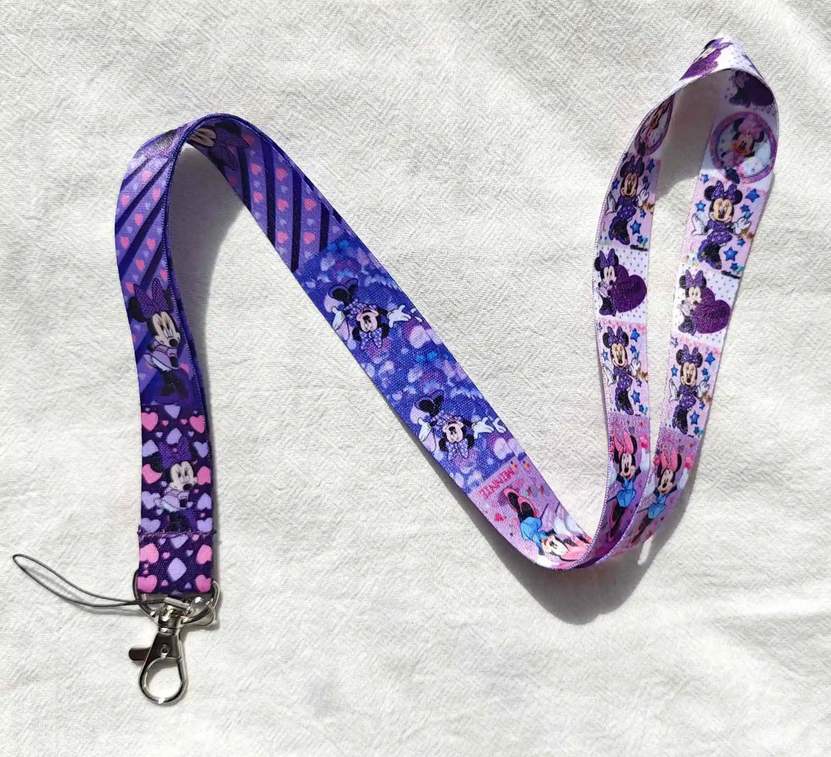 Wholesale Cartoon Anime Mouse Key Lanyard ID Badge Holders Animal Phone Neck Straps with Keyring Phone Accessories