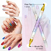 24-Color Nail Art Markers Set – Quick Dry Dual Tip