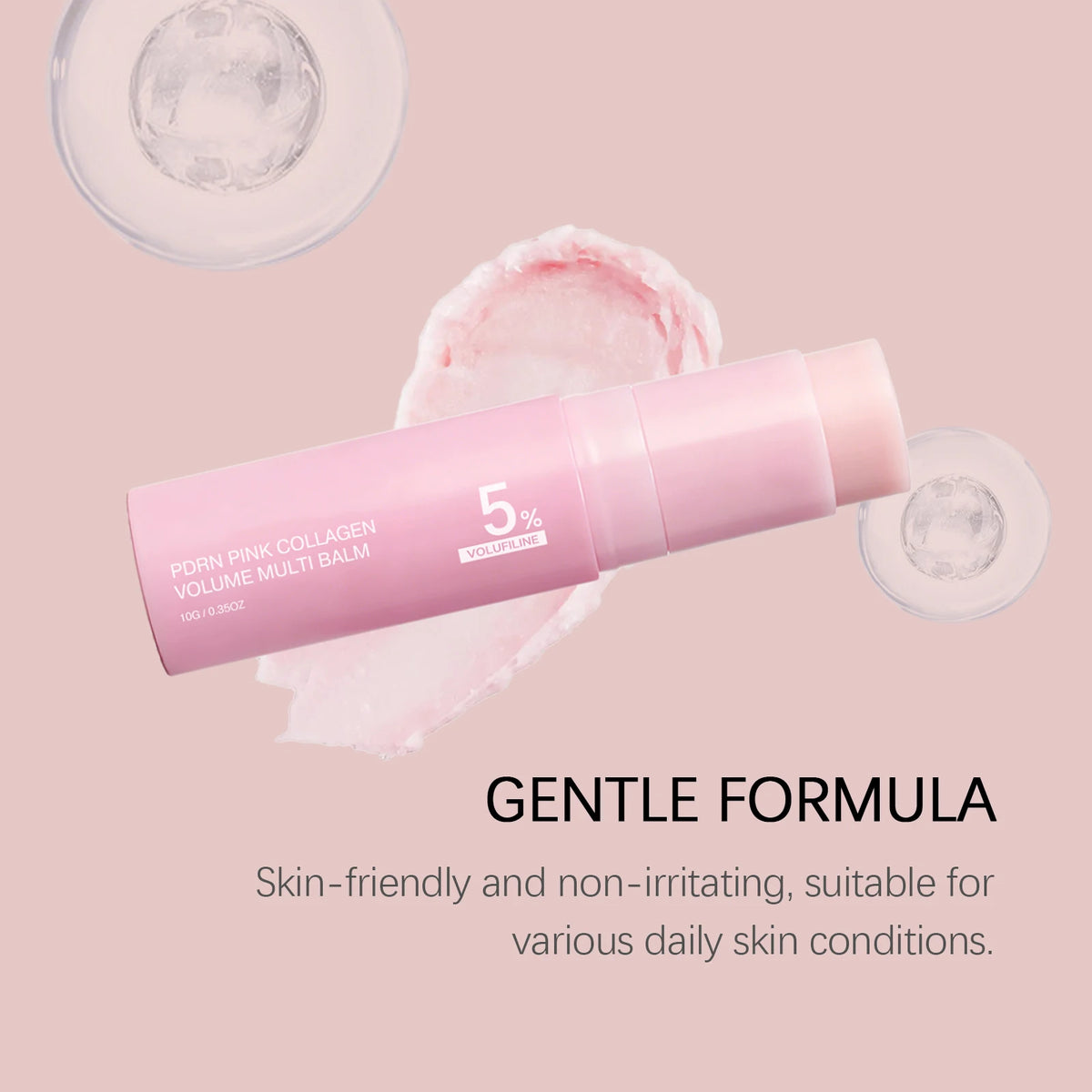 K‑Beauty PDRN 5% Volufiline & Collagen Multi‑Balm Stick Anti‑Aging Anti‑Wrinkle Facial Moisturizer Deep Hydration Firming Plumping Skin Care Stick Improve Fine Lines Elasticity Portable Face Neck Eye Skin Repair Balm